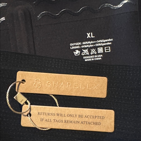 SHAPELLX Shapewear Tummy Control Shaping Panties Seamless Butt Lifting Black XL - Picture 6 of 8